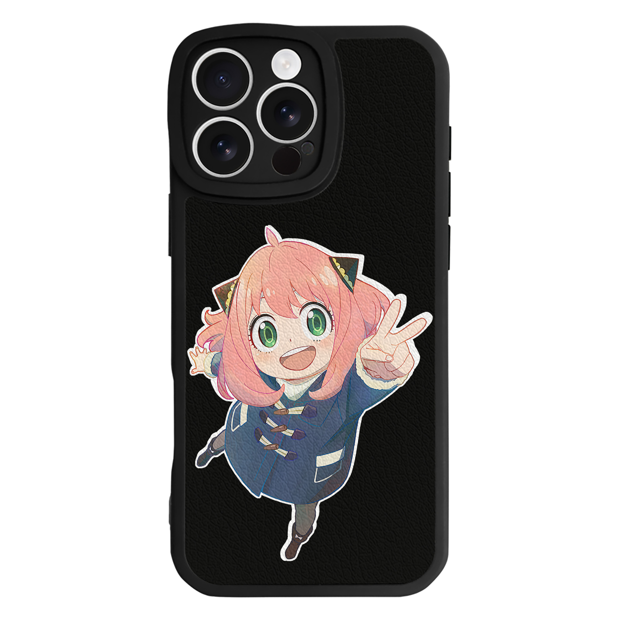 （画像用） SPY×FAMILY间谍家家酒 【iPhone 16シリーズ対応】シリコンスマホケース（レザー調） 材質：シリコン